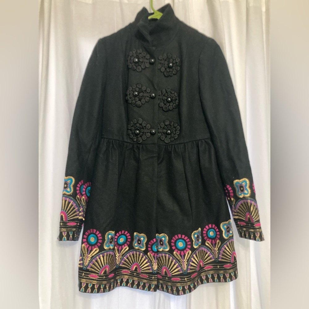 Plenty by Tracy Reese Anthro coat sz 6